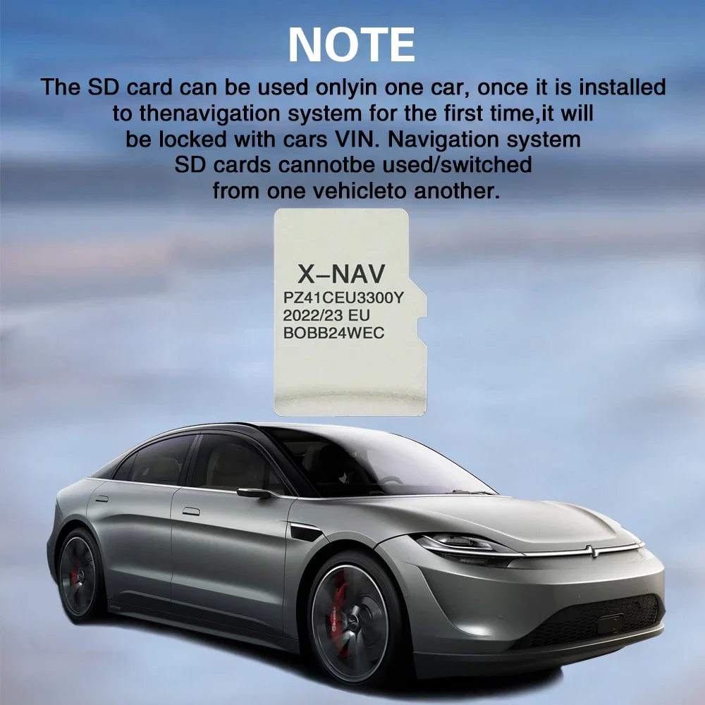 

for Toyota AYGO 2023 Navigation TF Card X-NAV Coverage Iceland Luxembourg Lithuania Latvia Monaco Netherlands Road Tracking Map