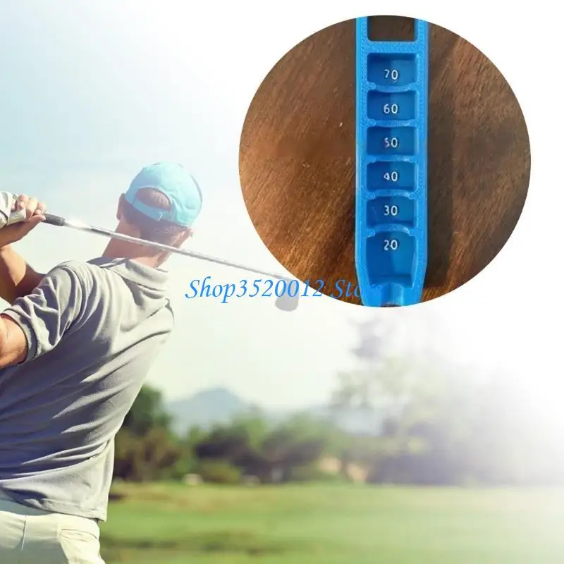 27RD Golf Tees Height Gauge Elevator Precisions Ball Height Setter Plastic Adjustments Tees Height Positioner Easy to Use