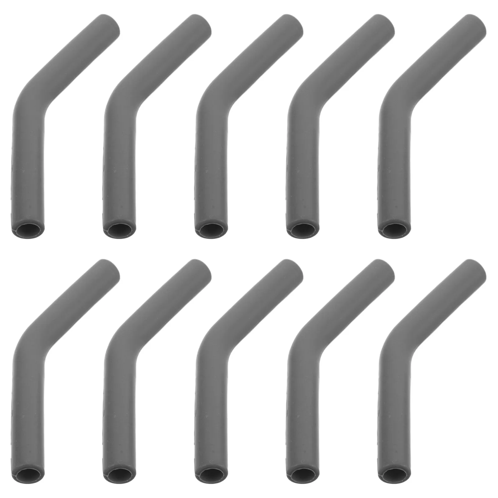 10pcs Soft Food-Grade Silicone Straw Tips for 8mm Metal Straws – Heatproof, Reusable Covers for Tumblers, Home & Travel