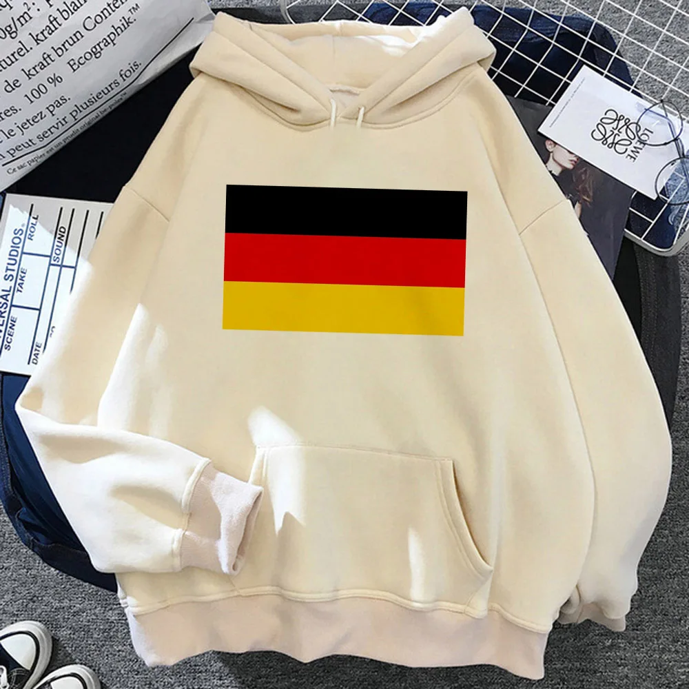 

Germany hoodies women Winter aesthetic Fleece hoddies pulls women Kawaii Hood