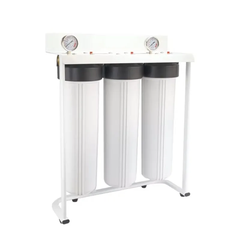 

20*4.5 Whole House Simple Filtration Large Scale Water Purification System With White Color Filter Housing