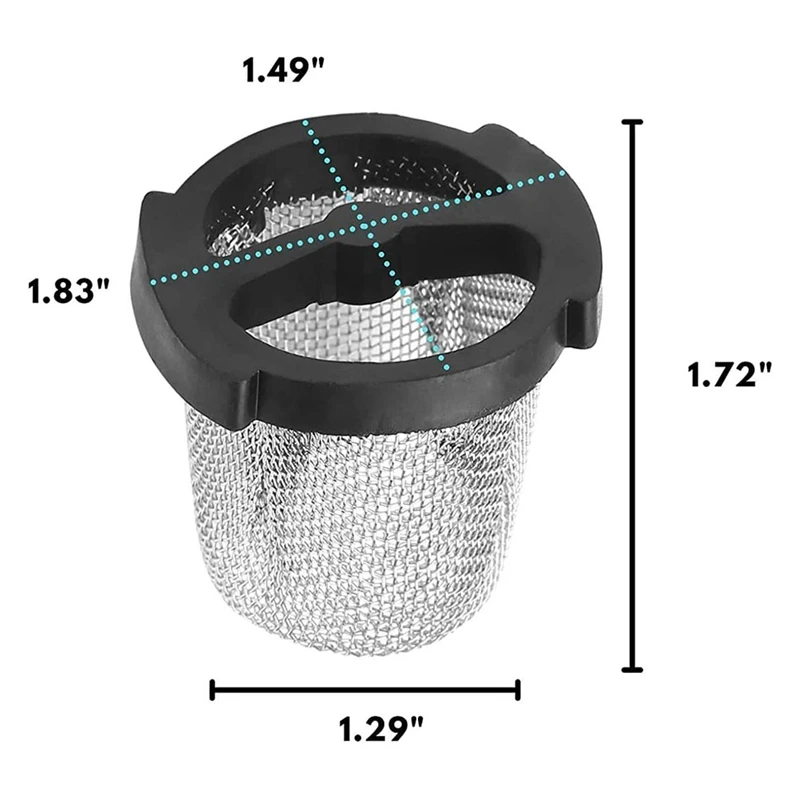 Pantalla de filtro de desconexión rápida para limpieza de piscinas, accesorio de pared Universal, compatible con Zodiac, 6 piezas Premium, 6-504-00