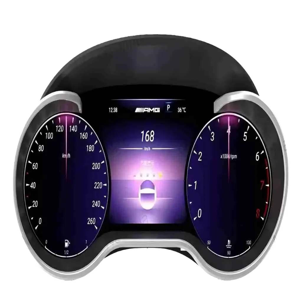 12.3-inch Linux System Upgraded Instrument Panel Speedometer Digital Cluster for GLA 200 180 250 300