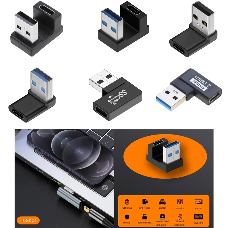 M17B USB адаптер 90 градусов под прямым углом штекер типа гнездовой разъем для портативных ПК USB зарядные устройства