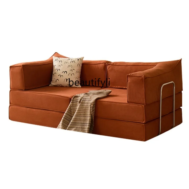 Compression Module Croissant Pudding Sofa Bed Vacuum Roll High-Density Foam Compression Sofa