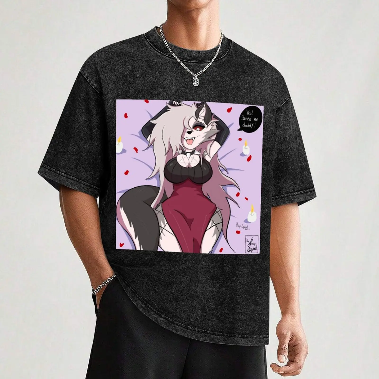 تي شيرت Breed Me تي شيرت كبير الحجم بالإضافة إلى قمصان مناسبة للرجال #3