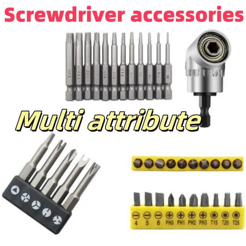 5-12Pcs 1/4inch 50mm Specialty Screwdriver Bit Set Y-Type Triangle Cross 3-Point Screwdriver Tool Accessories