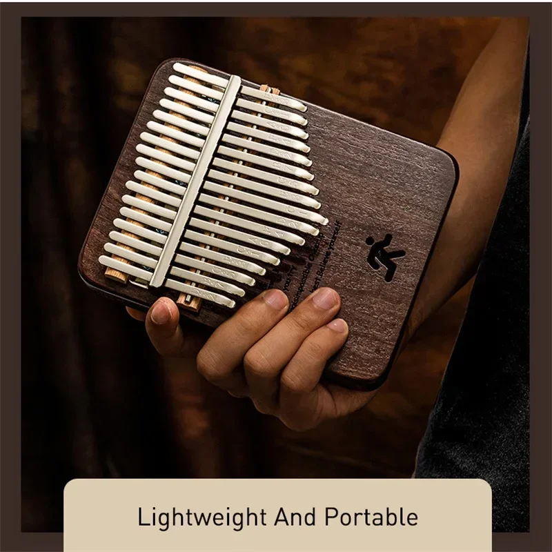 CLEARANCE SALE-21 Keys Thumb Piano Full Solid Wood Plate Board Beechwood Kalimba Professional Mini Mbira Keyboard Instrument view 4