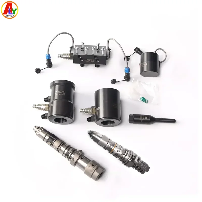 

HPI X15 QSK60 Diesel Common Rail Injector Solenoid Valve Adator Oil Collector Tool EUI EUP Test Parts for CUMMINS