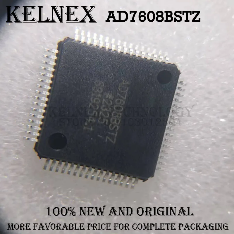 1pcs AD7608BSTZ-RL AD7608BSTZ LQFP-64 8-channel DAS with built-in 18-bit, bipolar, synchronous sampling ADC