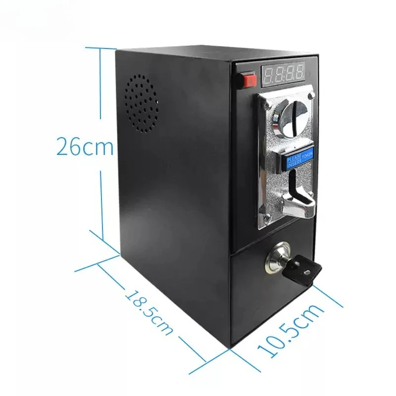 DG600F Coin‑Operated Timer Control Box 6‑Types Coin Acceptor Selector for Washing Machine Time‑Control Accessory