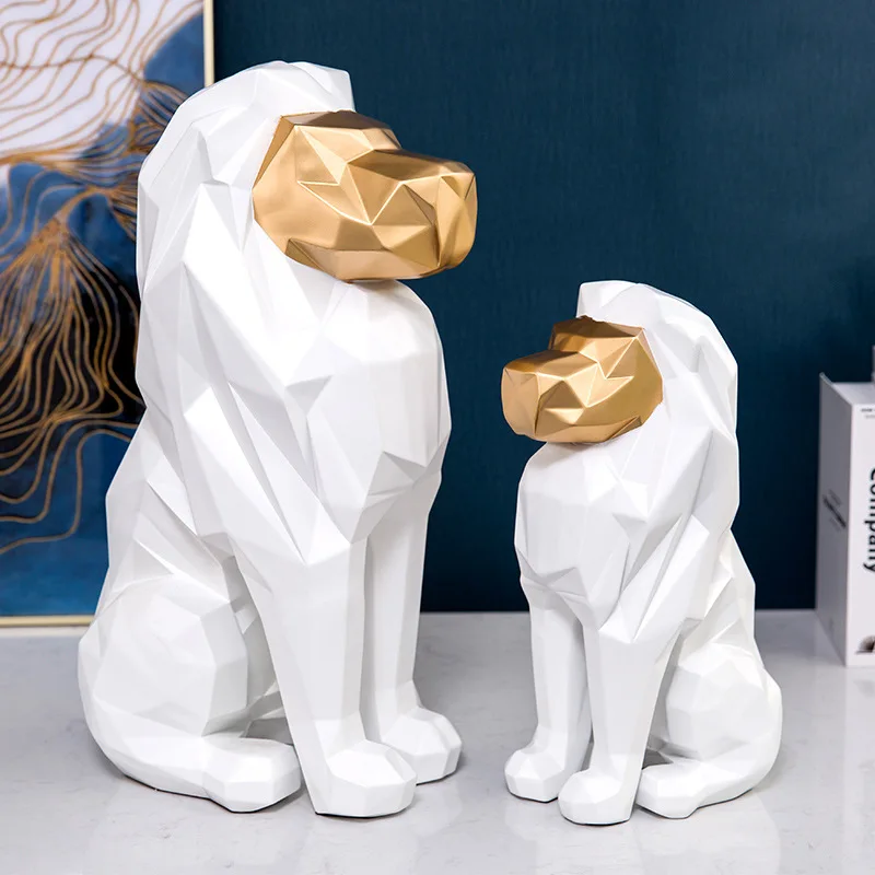 نحت الأسد الشمال بسيط الحديثة الإبداعية هدية زخرفة بار مدخل الحرف اليدوية #2