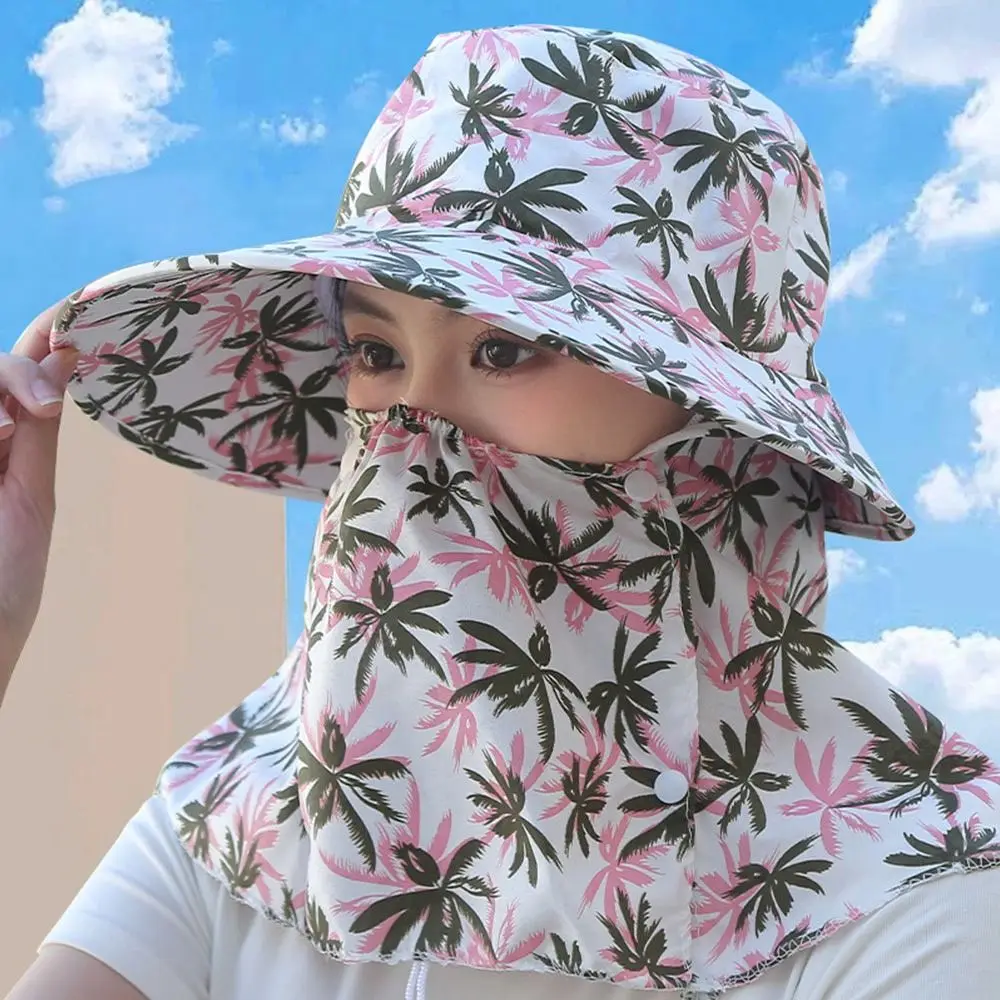 Летняя шляпа от солнца для лица и шеи, защита от ультрафиолета, защитный чехол с ушками, женские шляпы, уличная рыбалка, охота, пеший туризм, шляпа для отдыха