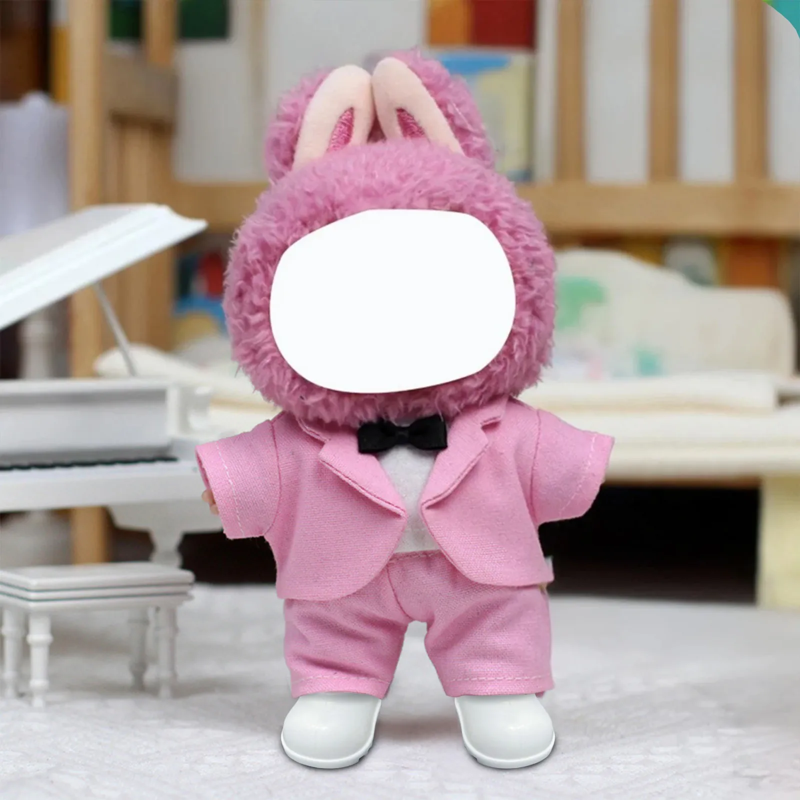 

Мини-кукольная одежда Labubu, аксессуары для одежды для Ropa Labubu 15-17 см и хлопковая кукла 10 см, красивый костюм, аксессуары для одежды