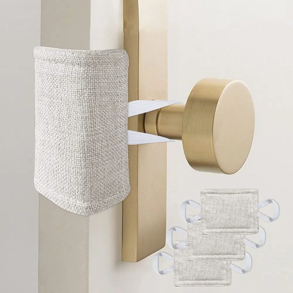 

Door Stopper Noise Reduced Door Cover Padded 3Pack Door Closer Cushion Door Muffler Wood Doors