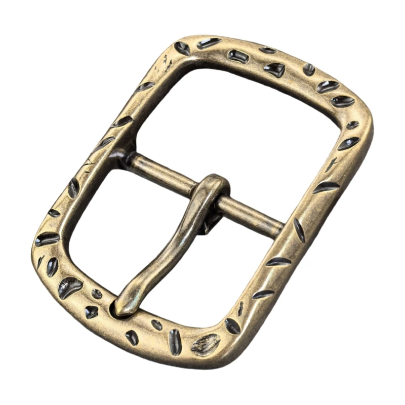 40MM 1PS Retro Brass Belt Buckle DIY Leather Crafts Accessory for 38-39mm Men Belt  Waistband Head Belt Buckles For Man BK0006