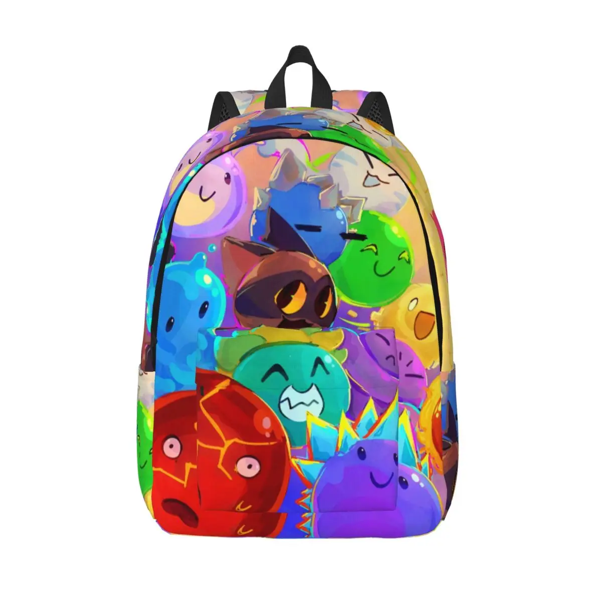 slime-rancher-jogo-dos-desenhos-animados-mochila-das-mulheres-dos-homens-casual-escola-caminhadas-viagem-daypack-anime-bonito-computador-portatil-sacos-de-lona-presente