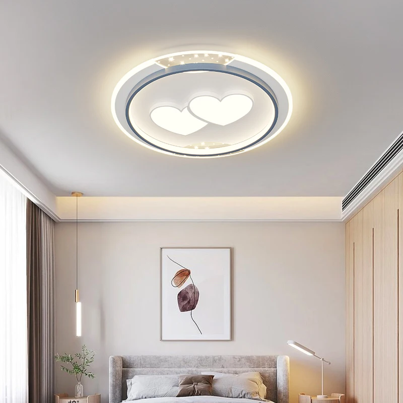 Plafonnier LED moderne pour salon, monté en surface, intensité variable, éclairage mural pour chambre à coucher, décoration de la maison, 56W, 59W