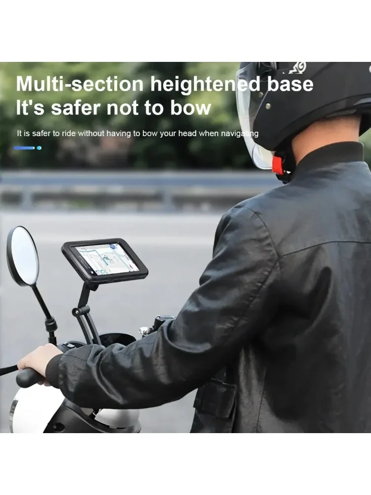 AliExpress Universal Waterproof 360° Swivel Phone Mount for Motorcycle/Bike Adjustable GPS Holder for Cellphones & Navigation Apps