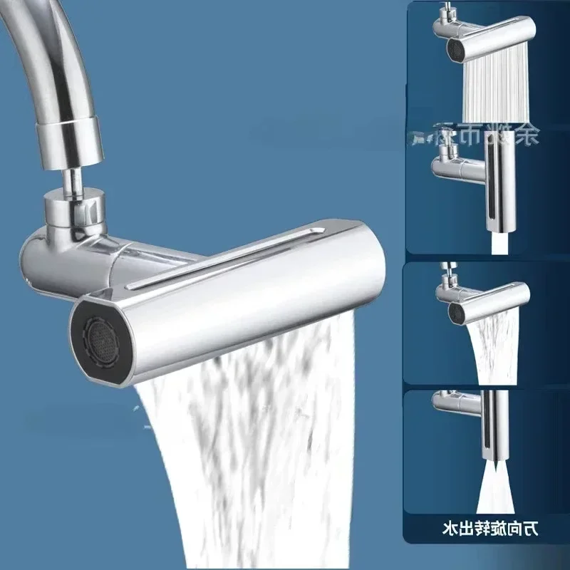 

Faucet Extension Device Waterfall Three Level Universal Rotating Faucet Anti Base Water God Device Home Kitchen Hot and Cold