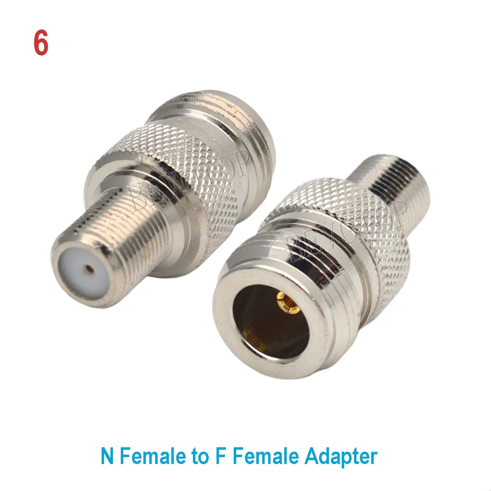 1 Stuks N Mannelijk/Vrouwelijk Naar N/Tnc/Bnc/Qma/F Mannelijk/Vrouwelijk Recht/Haaks Coax Adapter