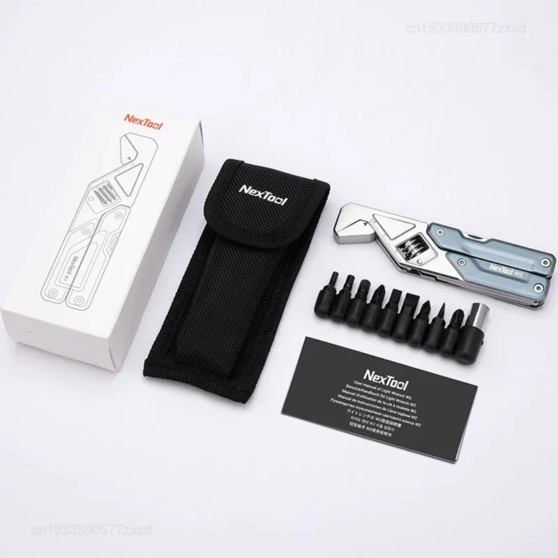 Imagem -06 - Xiaomi-chave Ligeira Nextool w2 Alicate Multiferramenta Chave Grande Chave de Fenda Ferramenta Multi Dobrável Acampamento ao ar Livre Edc Hand Repair Set