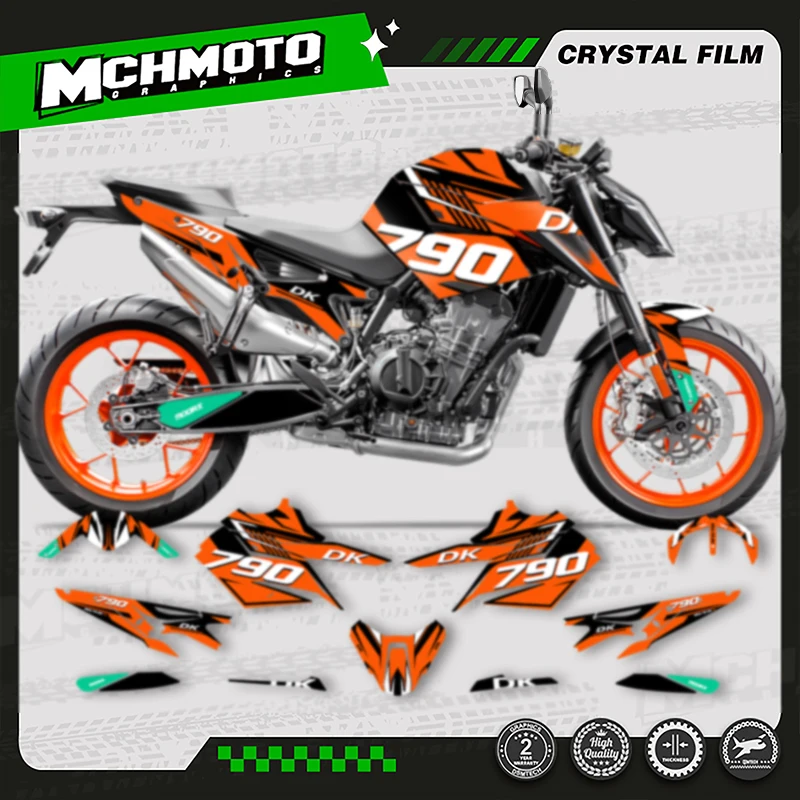 

MCHMFG Custom Team Motorcycle Graphics Decals Stickers For KTM Duke 790 890 2018 2019 2020 2021