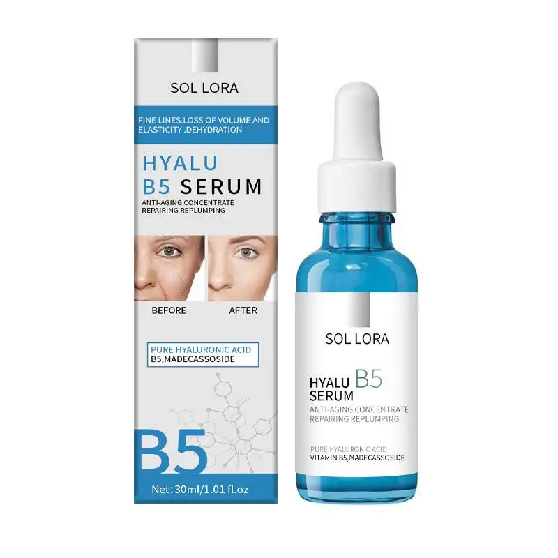 30Ml B5 Anti-Rimpel Serum Hydraterende Verlichting Gladde Fijne Lijntjes Aanscherping Hydraterende Tillen Verstevigende Vertraging Veroudering Essentie