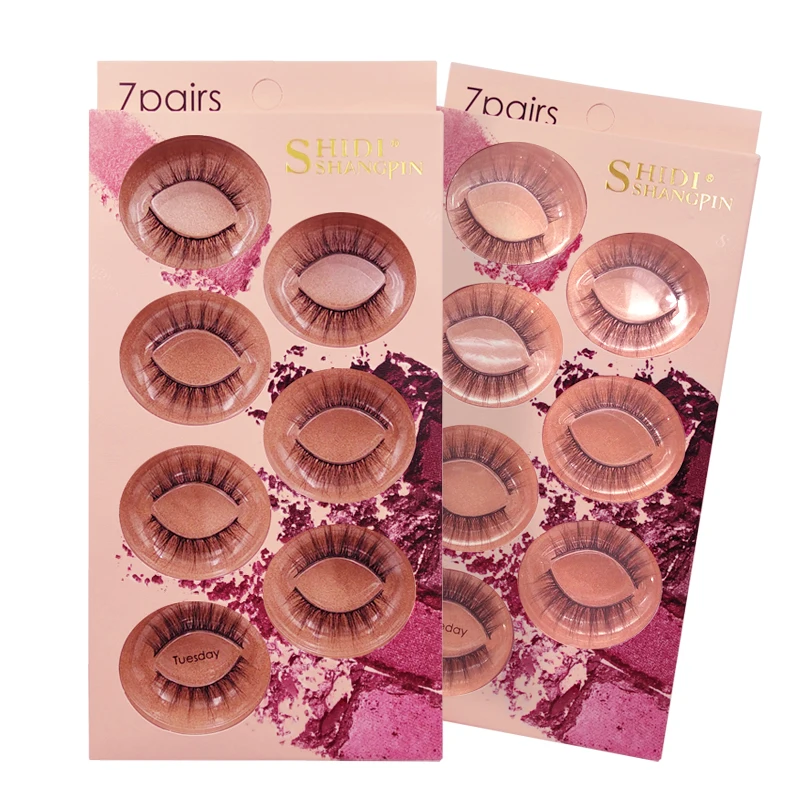 Faux-Cils en Vison Doux et Moelleux, 3/7 Paires, fissuraminants Py Optique, Bande de Maquillage, Volume, Extension de Cils, Longs Cils Naturels