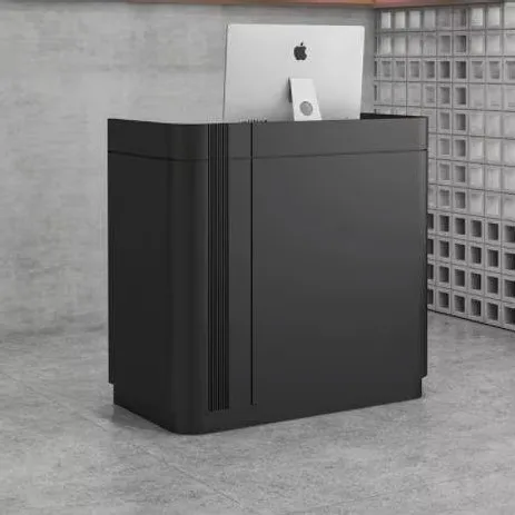 az-Industrial Style Reception Desk for Clothing Store Shop Hotel-Complete Set@