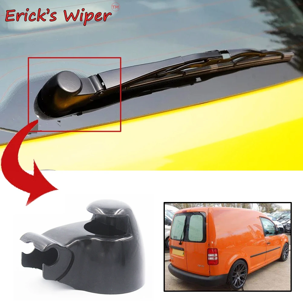 Erick\'s Wiper Windshield Windscreen Rear Wiper Arm Washer Cover Cap Nut For VW Caddy 2004 - 2017 Sprayer Nut Rust Protector