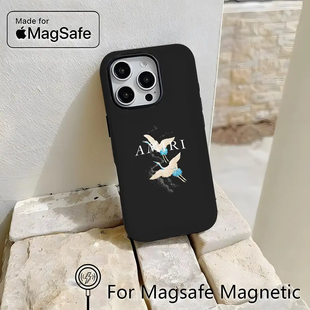 Роскошный дизайн чехла для телефона A-Amiries для IPhone 16 15 14 13 12 11 Pro Max 16 Plus глянцевый магнитный чехол 2 в 1 Роскошный дизайн чехла для телефона A-Amiries для IPhone 16 15 14 13 12 11 Pro Max 16 Plus глянцевый магнитный чехол 2 в 1