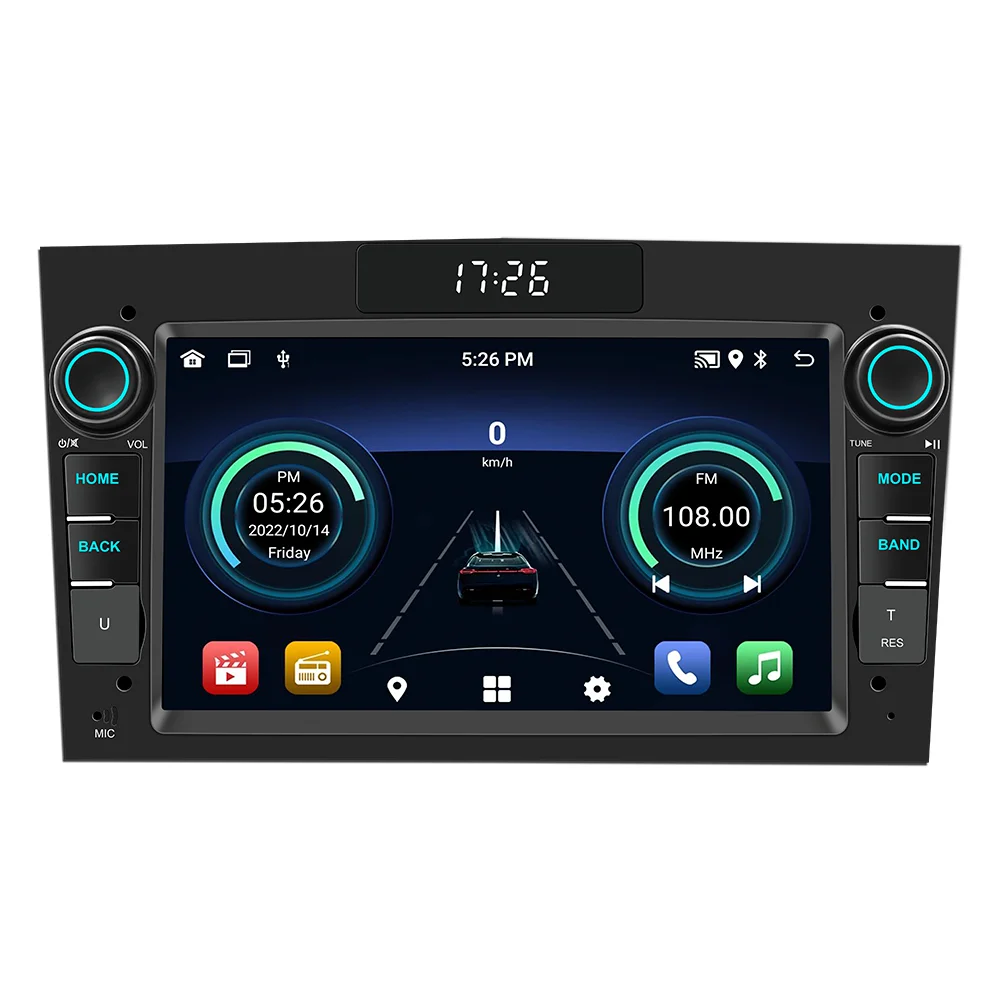 2 Din Android Auto For Opel Car Radio 3 Colors Multimedia Player 7 Inch HD Touch Screen Carplay GPS Navigation Reversing Camera