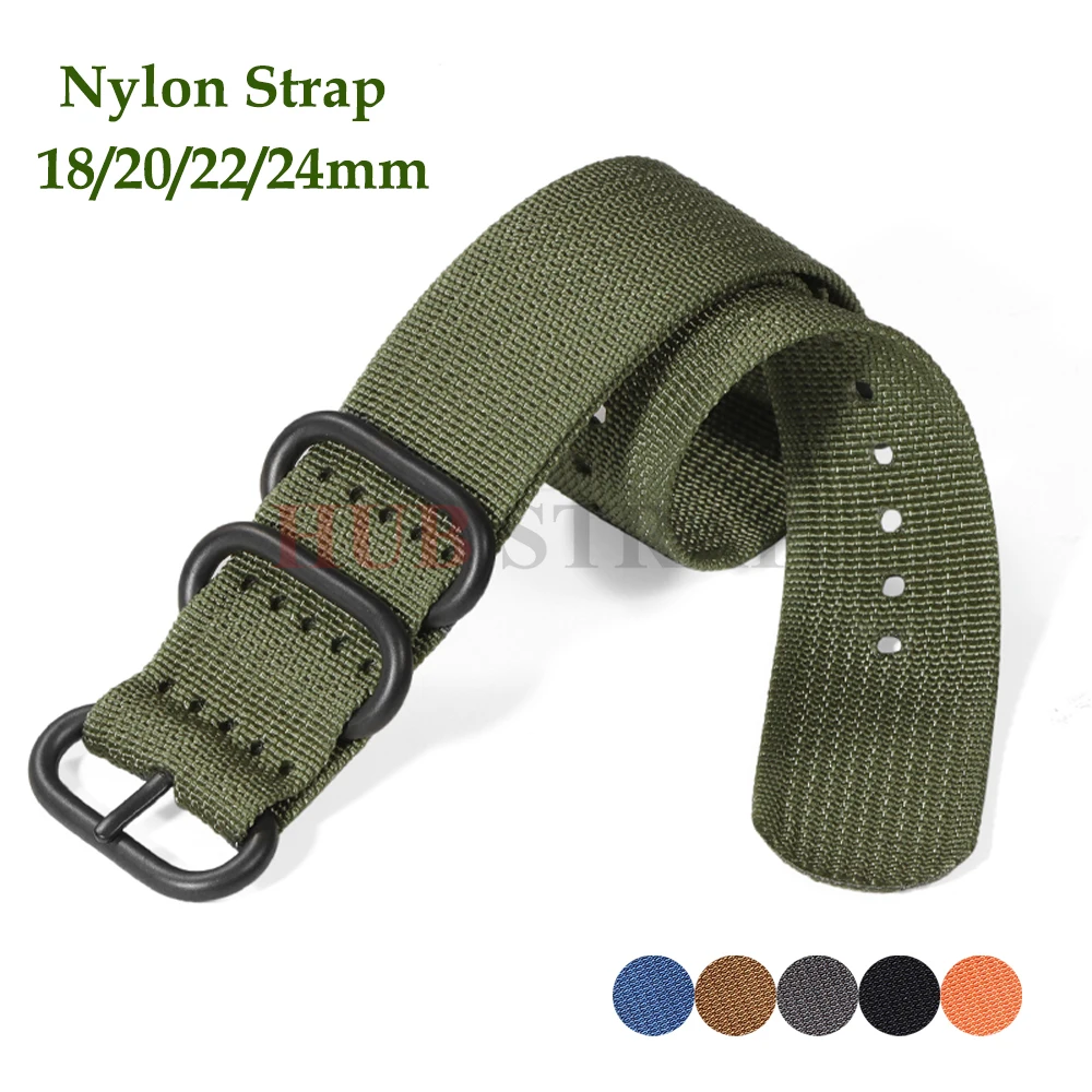 18/20/22/24mm Nylon Geflochtenes Uhrenarmband Männer Frauen Smart Watch Straps Gewebtes Canvas Sportarmbänder Universal Ersatzarmband