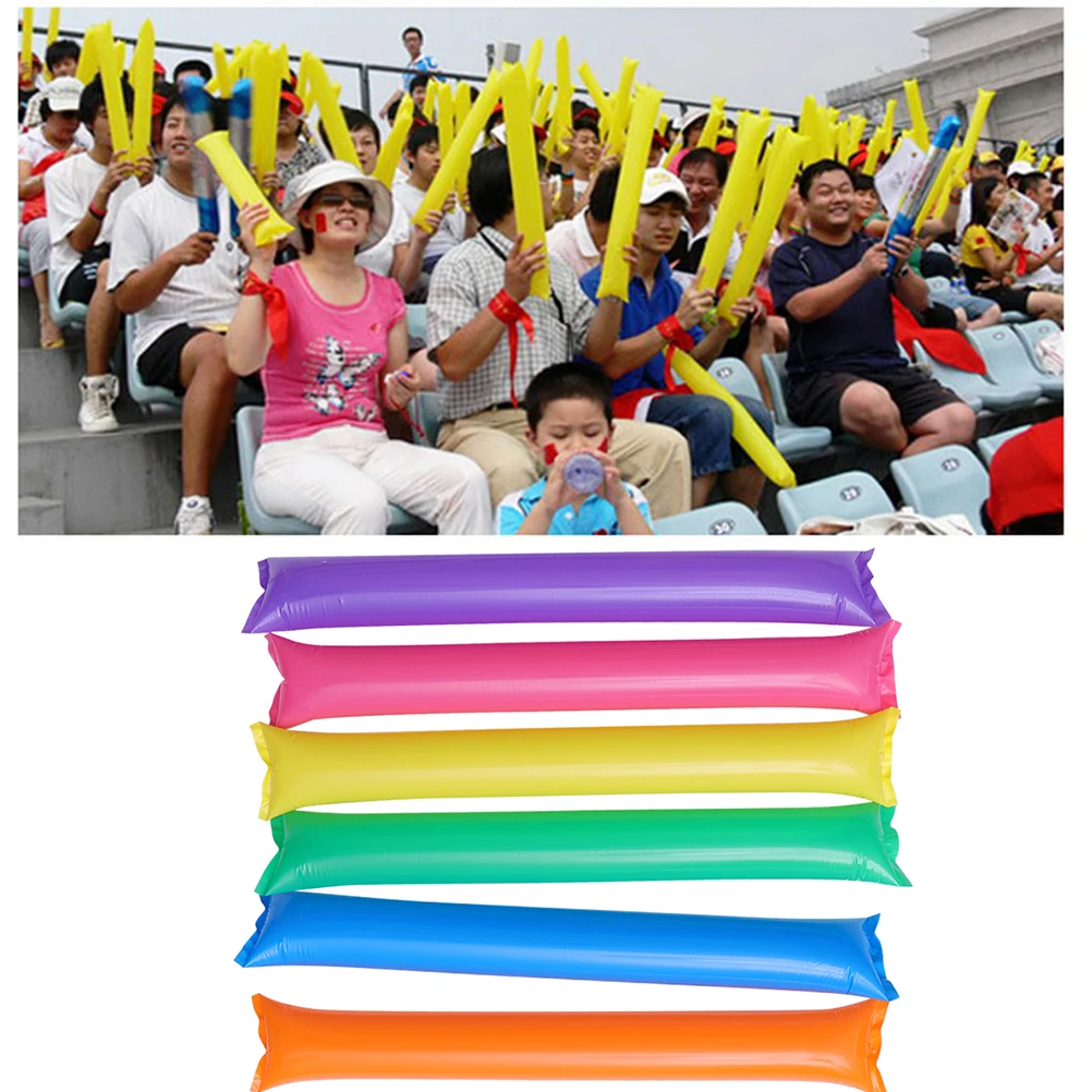 

60 Pcs Cheer Stick Inflatable Sticks Concert Noise Maker Party Cheering Gift Leaders