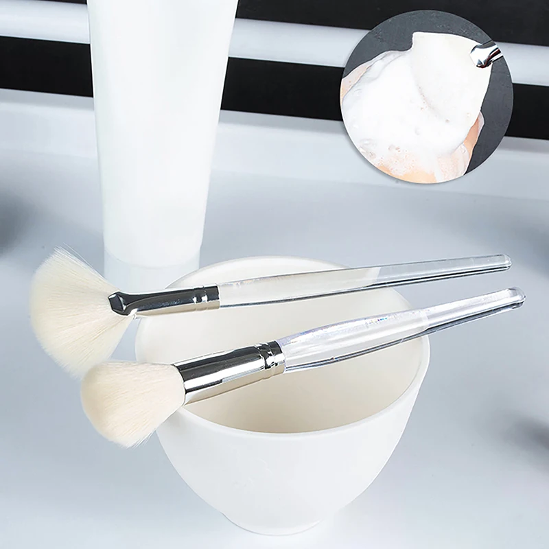 NOVO LANÇAMENTO Escova de Limpeza Facial com Cerdas Macias, Escova de Massagem Facial, Escova para Máscara Facial, Ferramenta Portátil para Cuidados c