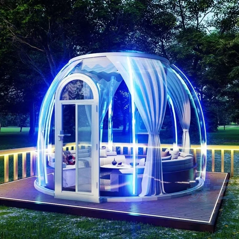 شرفة خارجية، بيت الفقاعات، فناء ذو المناظر الطبيعية الخلابة B & B، مطعم خارجي شفاف، Sollнçeszыыыыыыыыыыыыы].