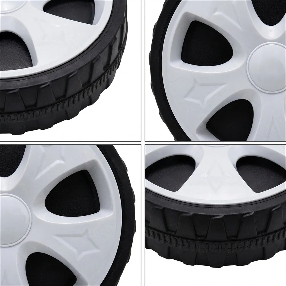 1Pc Self-Propelled Rear Wheel Caster 250mm 2-Tooth For AJN For Jiangsu Danyang Wode Lawn Parts Rubber Plastic Replacement