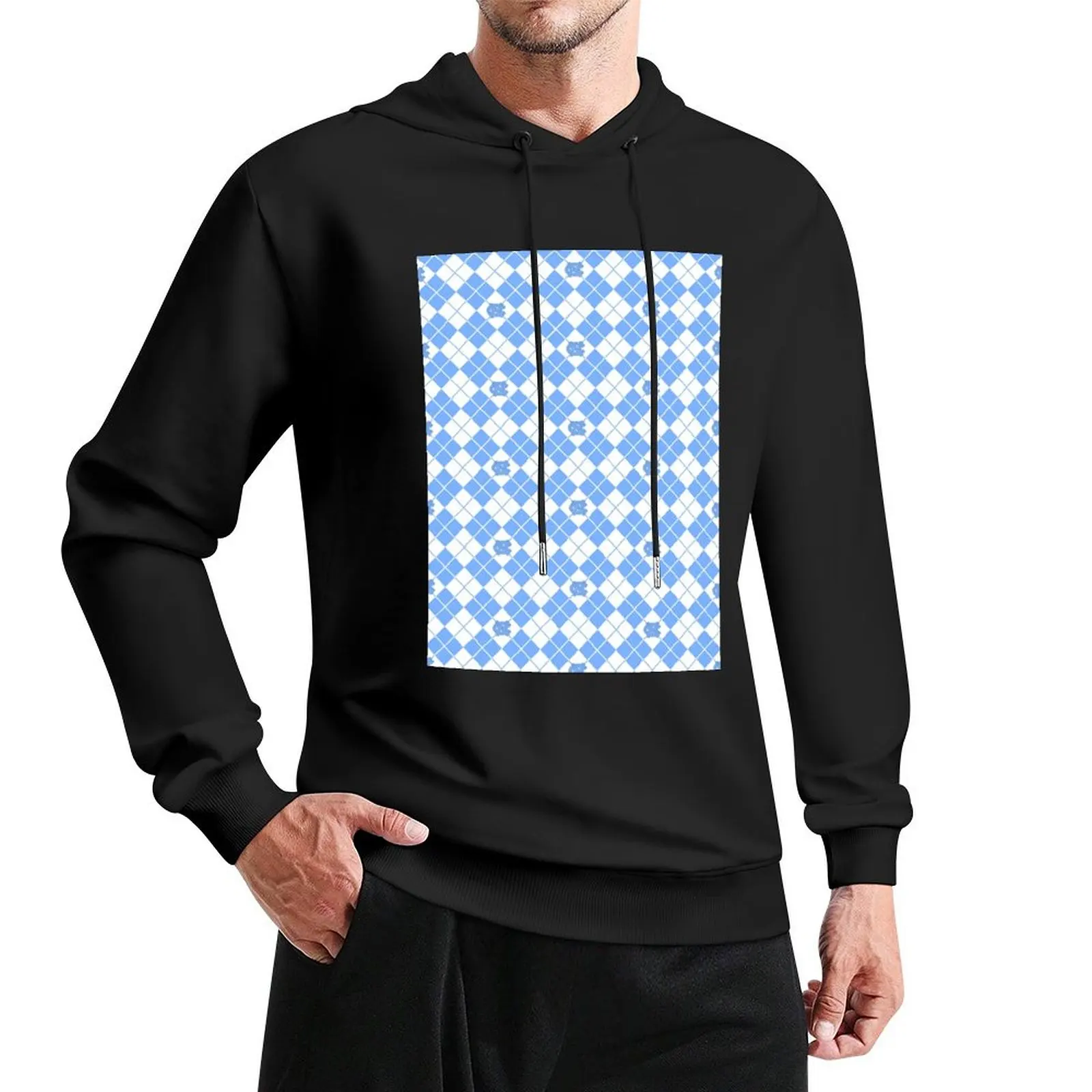 

Heel Glitter Argyle Pullover Hoodie anime clothing hoodie