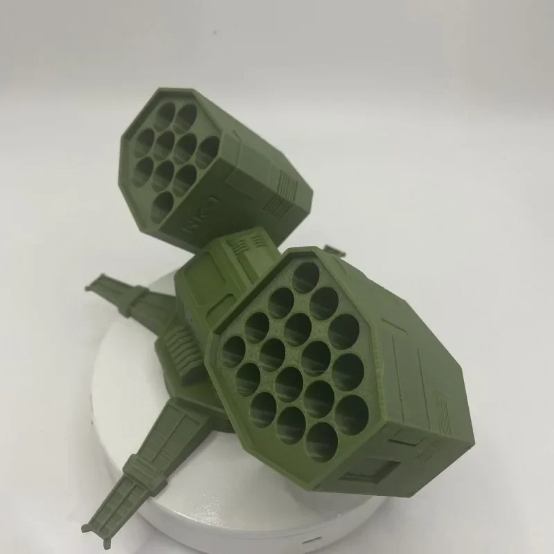 3D Printing Antiaircraft Missile Moulding Battery Storage Box Creative Modern Aesthetic Desktop Ornament Rotatable Home Decor