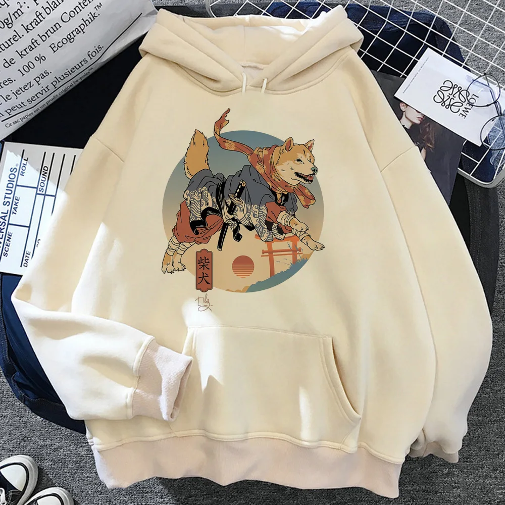 Sweat à capuche Shiba Inu pour filles, vêtements décontractés à motifs Kawaii, vêtements de bande dessinée, survêtements à capuche pour filles, vêtements décontractés