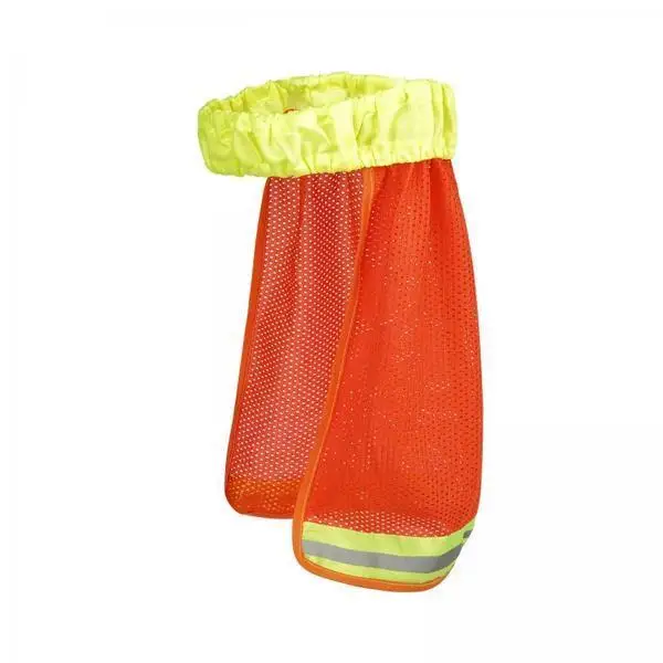 Reflective Hard Hat Neck Cover Sun Shield Mesh Breathable Sunshade for Outdoor Construction Worker