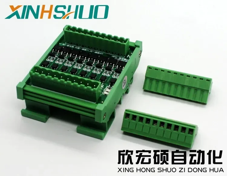 8-channel NPN/PNP board PLC output power amplification relay IO isolation plate solenoid valve drive
