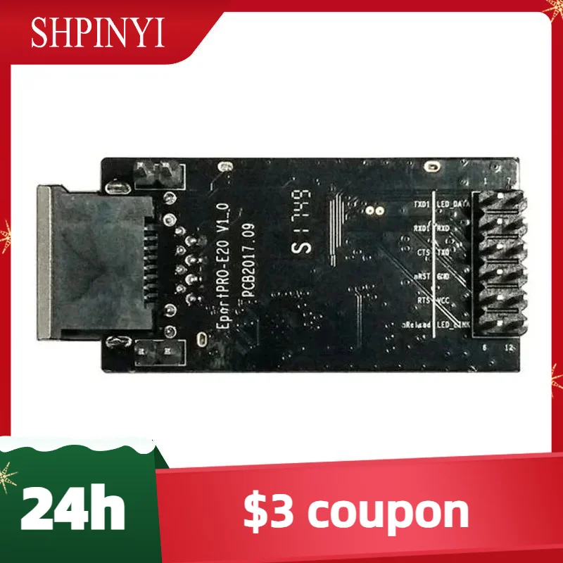 port-E20 FreeRTOS Network Server Port TTL Serial to Ethernet Embedded Module DHCP 3.3V TCP IP Telnet CE Certified