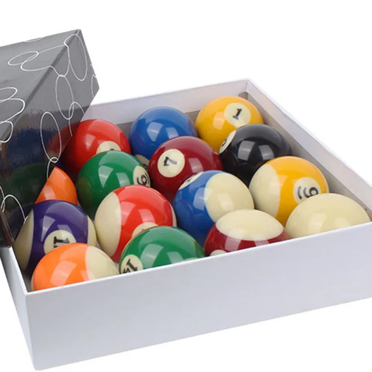 حجم عادي 57.2 مللي متر أمريكي أسود 8 كرات السنوكر الكرة مجموعة كاملة 16 كرات طاولة بلياردو اكسسوارات البلياردو اكسسوارات #6