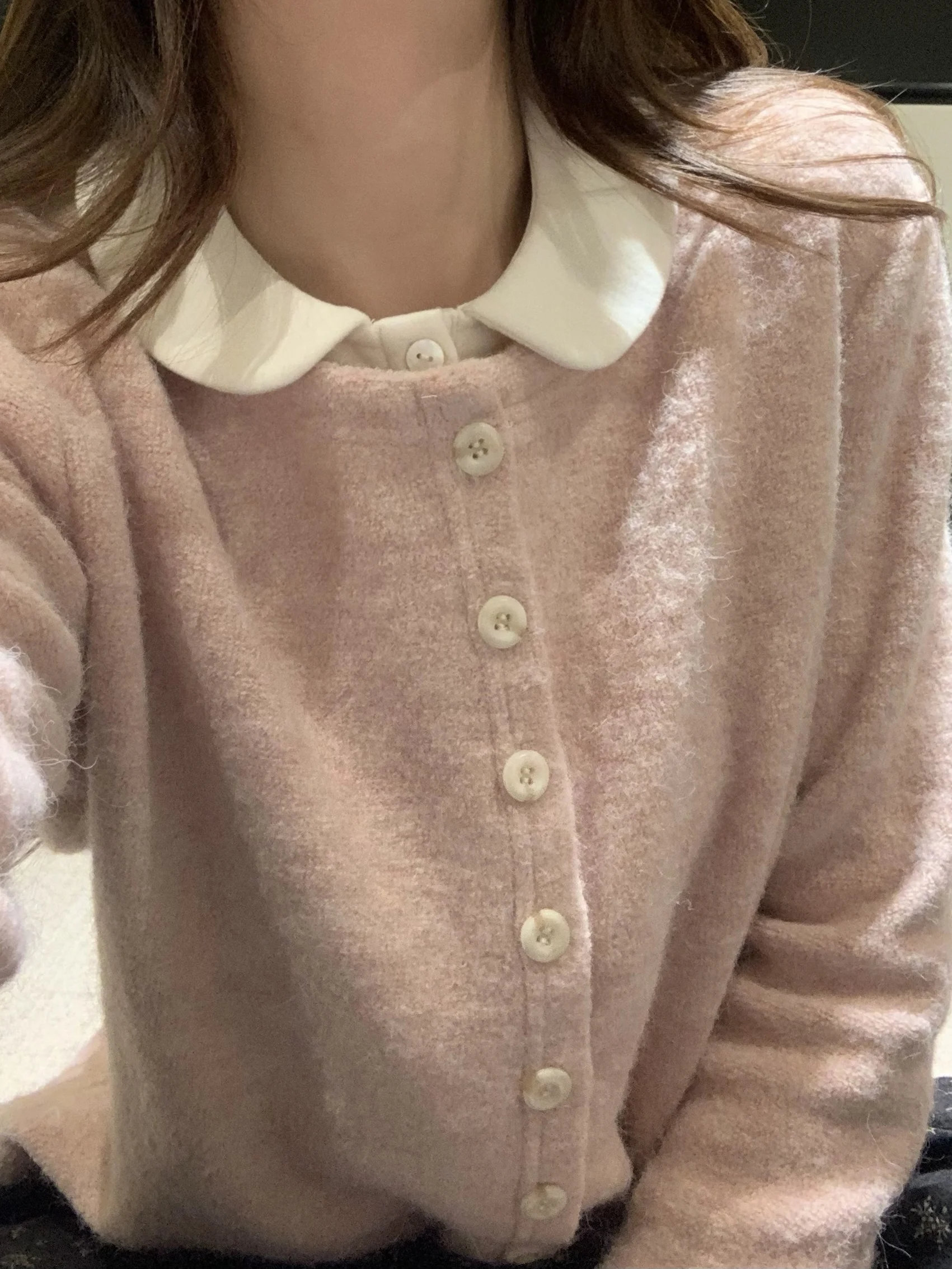 

Женская приталенная термофутболка TheDouerr Cheese Trap Little Doll Collar с длинным рукавом, стандартной длины, модный топ