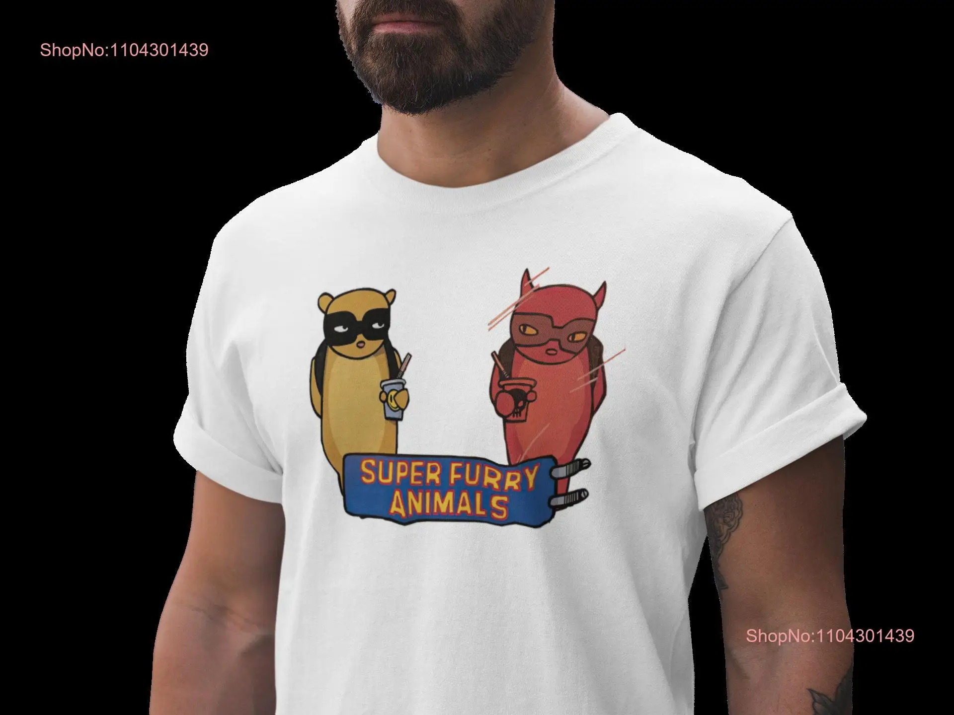 Super Furry Animals Radiator Band T Shirt Pure Cotton Unique long or short sleeves