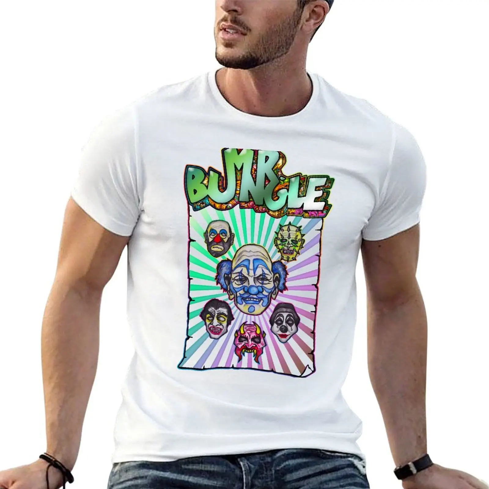 Carousel of Bungle T-Shirt men t shirt cotton 100% man t shirts cotton printed t shirts for man T-shirt
