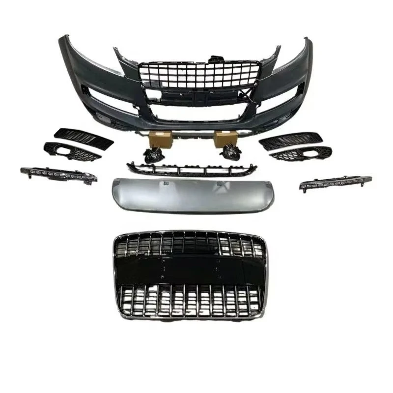 

STLF Direct Fit Upgrade New 2010-2015 Audis Q7 SLine Front Bumper Kit Full Set ABS Material for Older Models