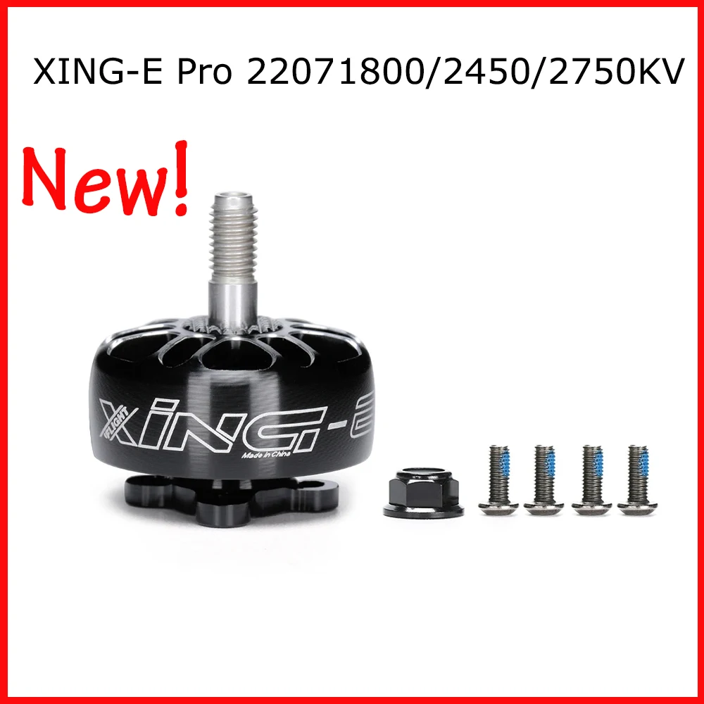 

New iFlight XING-E Pro 2207 1800KV/2450KV/2750KV Brushless Motor for FPV Drone RC Quadcopter DIY Accessories M3 Shaft Screw